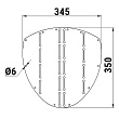 Накладка форштевня 345х350